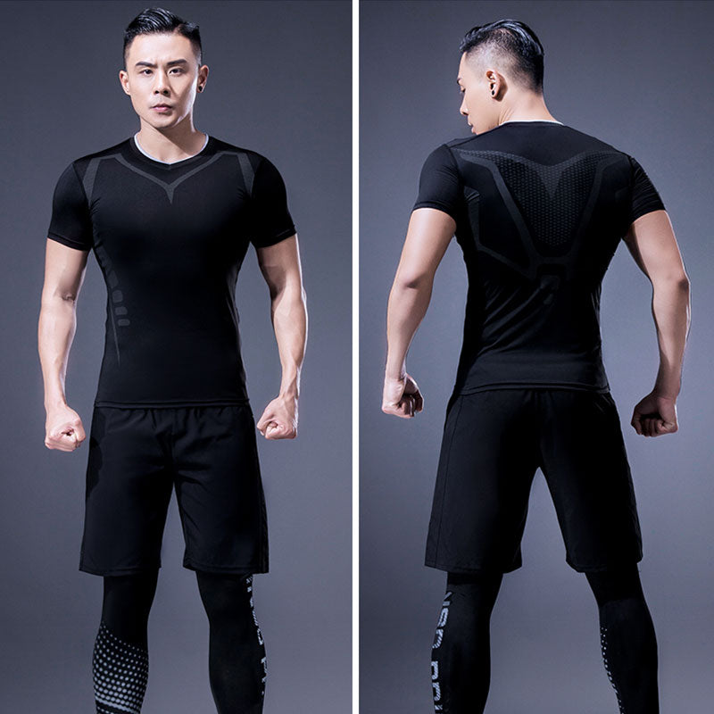 Men's Performance Tee for Gym & Running Strech