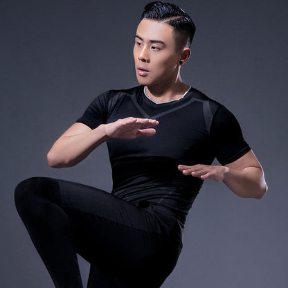 Men's Performance Tee for Gym & Running Strech