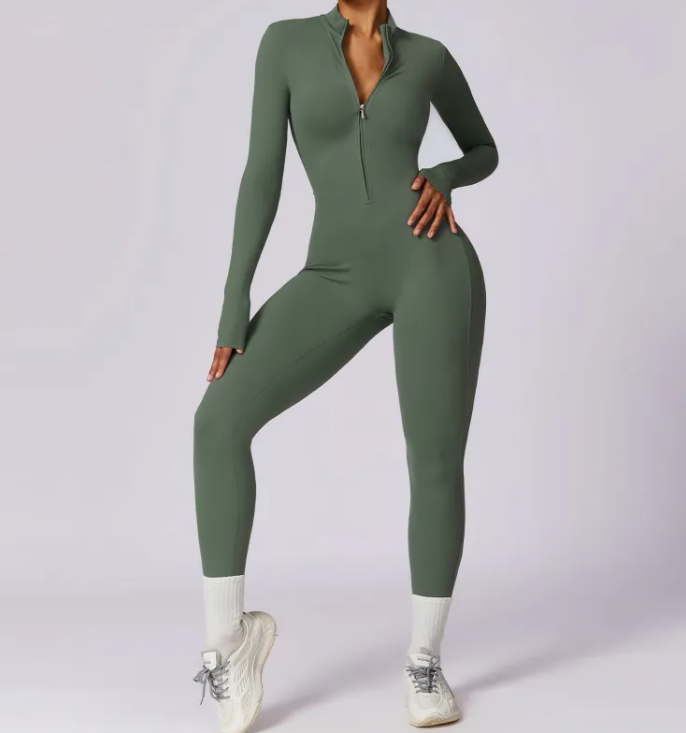 ActiveWear Zip FashionFit Jumpsuit